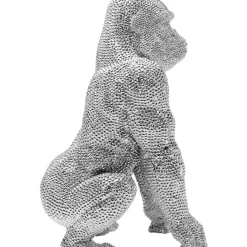 Deko & Geschenkartikel|KARE Design Deko Figur Shiny Gorilla Silber 46Cm
