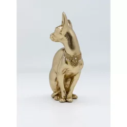 Deko & Geschenkartikel|KARE Design Deko Figur Sitting Cat Audrey Gold 27Cm