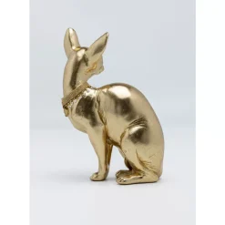 Deko & Geschenkartikel|KARE Design Deko Figur Sitting Cat Audrey Gold 27Cm