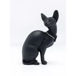 Deko & Geschenkartikel|KARE Design Deko Figur Sitting Cat Audrey Schwarz 27Cm