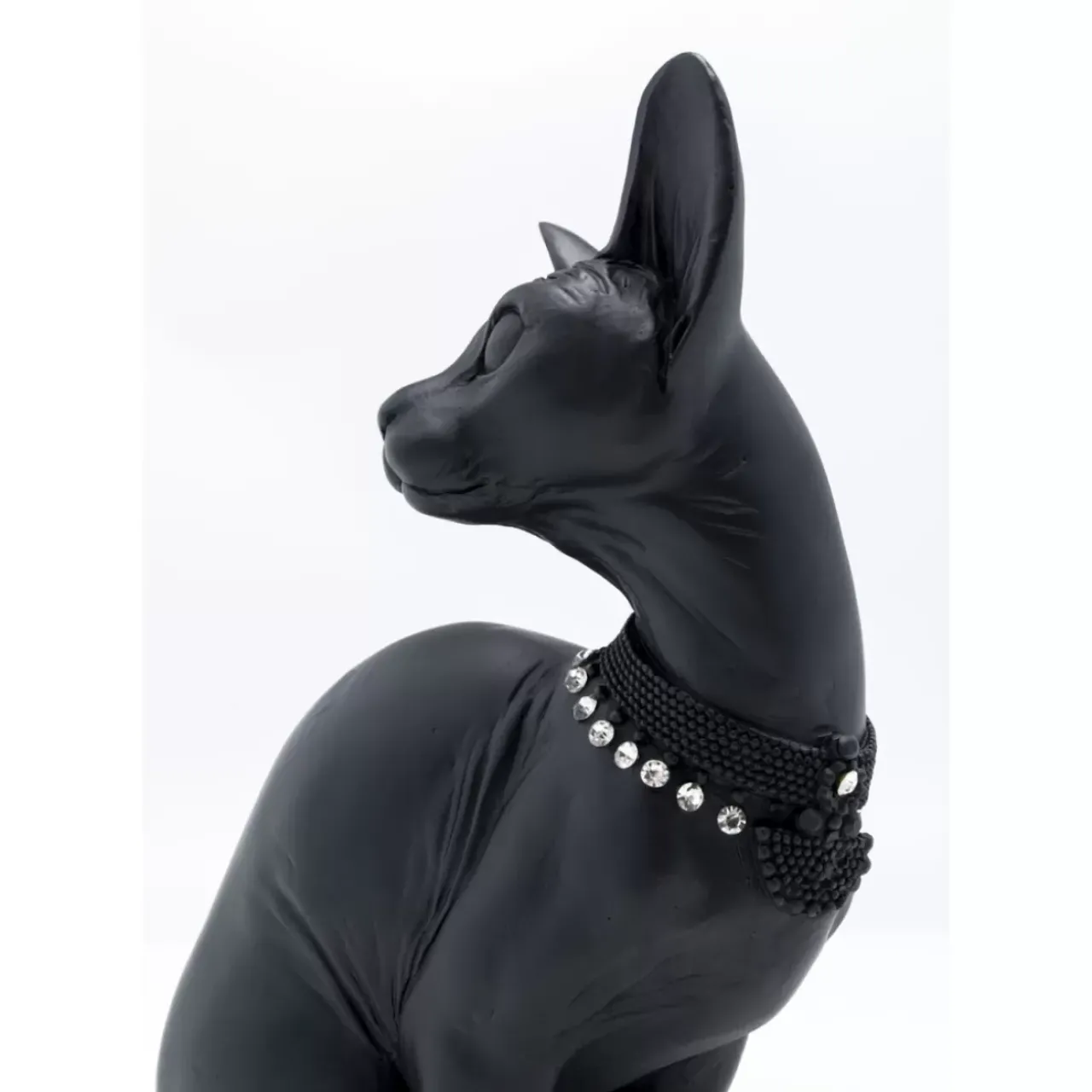 Deko & Geschenkartikel|KARE Design Deko Figur Sitting Cat Audrey Schwarz 27Cm