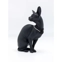 Deko & Geschenkartikel|KARE Design Deko Figur Sitting Cat Audrey Schwarz 27Cm