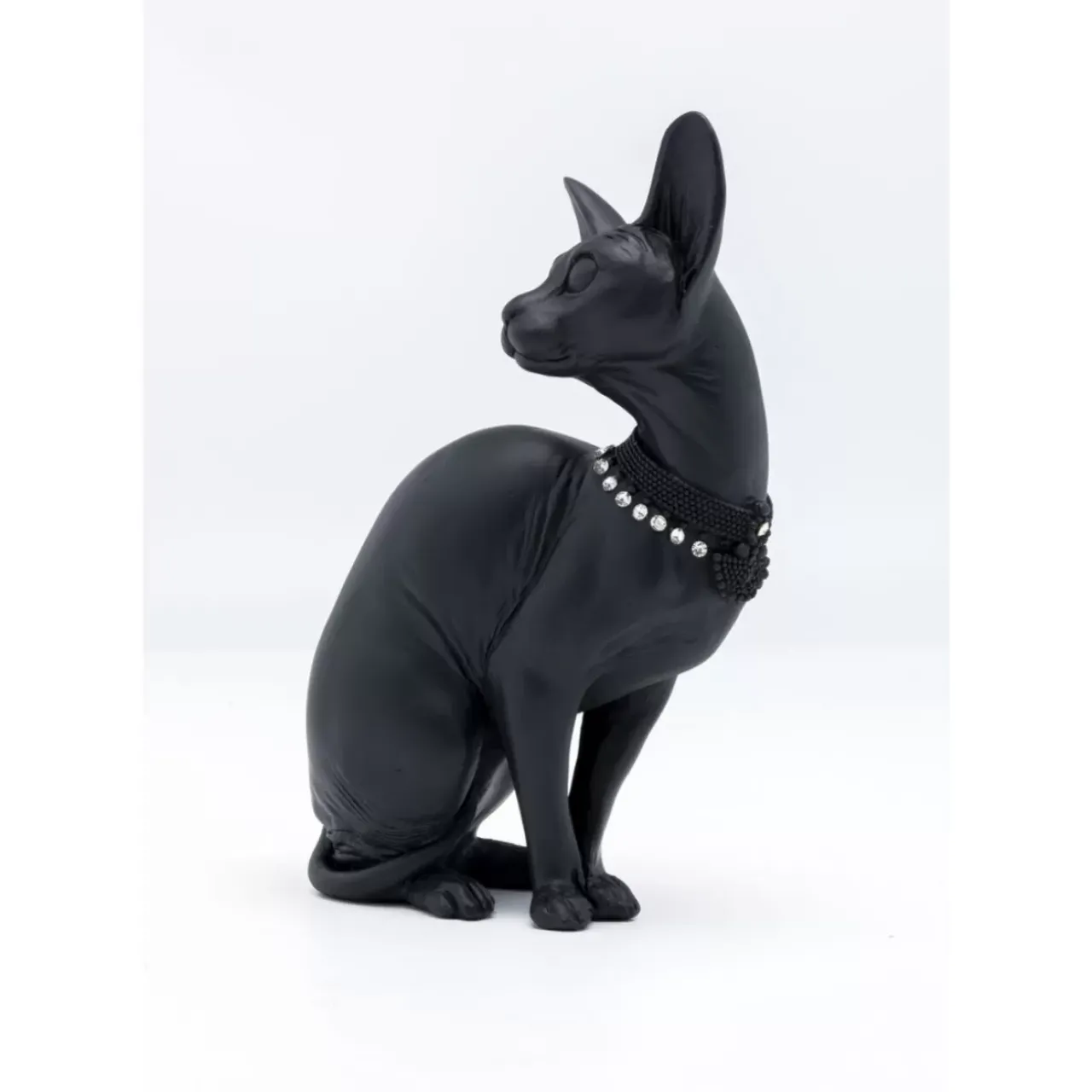 Deko & Geschenkartikel|KARE Design Deko Figur Sitting Cat Audrey Schwarz 27Cm