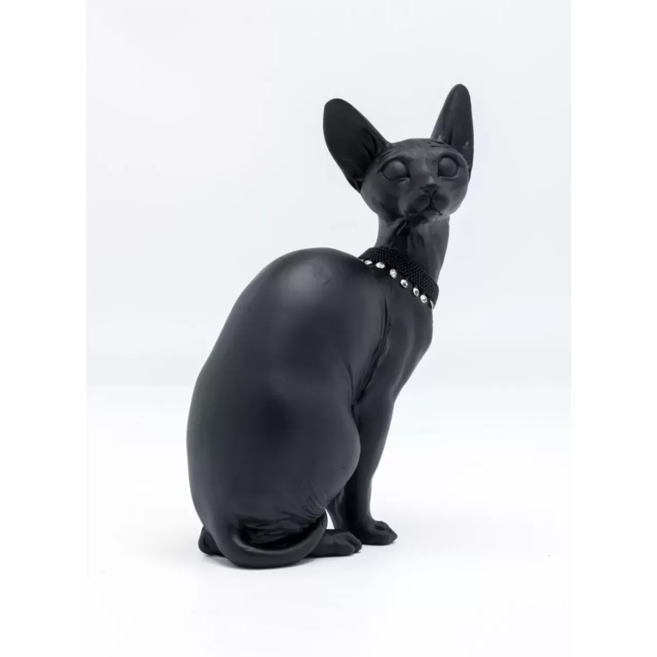 Deko & Geschenkartikel|KARE Design Deko Figur Sitting Cat Audrey Schwarz 27Cm