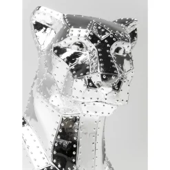 Deko & Geschenkartikel|KARE Design Deko Figur Sitting Cat Rivet Chrome