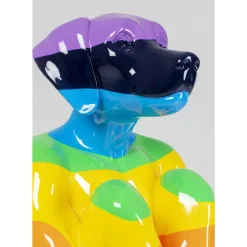 Deko & Geschenkartikel|KARE Design Deko Figur Sitting Dog Rainbow 173