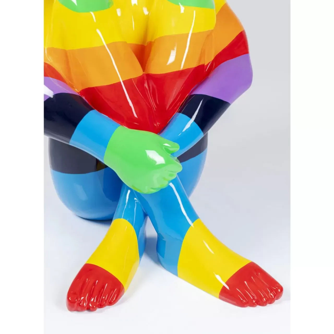 Deko & Geschenkartikel|KARE Design Deko Figur Sitting Dog Rainbow 173