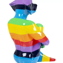 Deko & Geschenkartikel|KARE Design Deko Figur Sitting Dog Rainbow 173