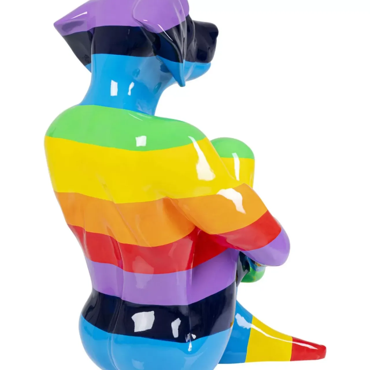 Deko & Geschenkartikel|KARE Design Deko Figur Sitting Dog Rainbow 173