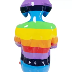 Deko & Geschenkartikel|KARE Design Deko Figur Sitting Dog Rainbow 173