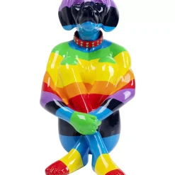 Deko & Geschenkartikel|KARE Design Deko Figur Sitting Dog Rainbow 80