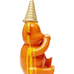 Deko & Geschenkartikel|KARE Design Deko Figur Sitting Gelato Bear Orange 37Cm