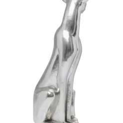 Deko & Geschenkartikel|KARE Design Deko Figur Sitting Leopard Silber 150Cm