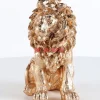 Deko & Geschenkartikel|KARE Design Deko Figur Sitting Lion Gold 42Cm