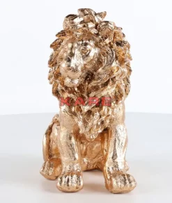 Deko & Geschenkartikel|KARE Design Deko Figur Sitting Lion Gold 42Cm