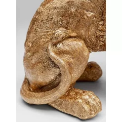 Deko & Geschenkartikel|KARE Design Deko Figur Sitting Lion Gold 42Cm