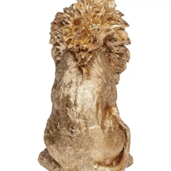 Deko & Geschenkartikel|KARE Design Deko Figur Sitting Lion Gold 42Cm