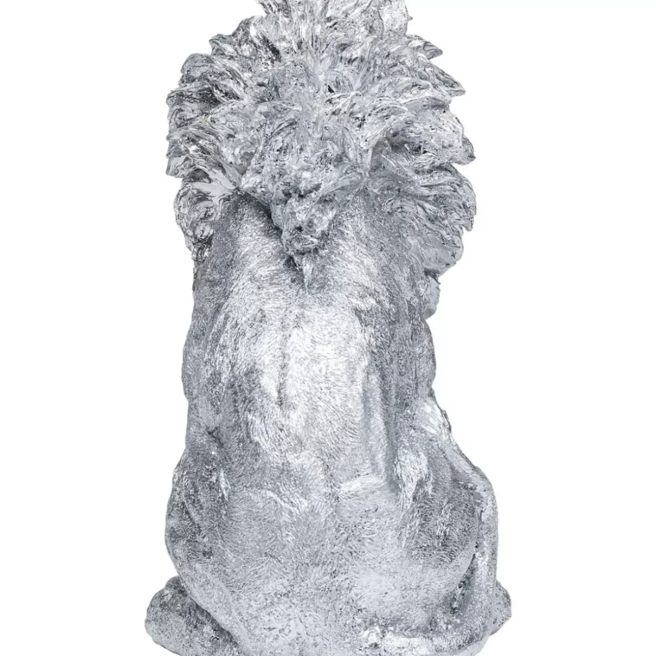 Deko & Geschenkartikel|KARE Design Deko Figur Sitting Lion Silber 42Cm