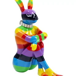 Deko & Geschenkartikel|KARE Design Deko Figur Sitting Rabbit Rainbow 80