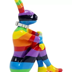 Deko & Geschenkartikel|KARE Design Deko Figur Sitting Rabbit Rainbow 80