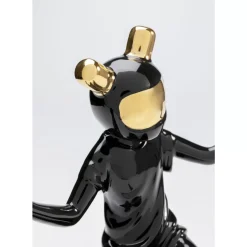 Deko & Geschenkartikel|KARE Design Deko Figur Skating Astronaut Schwarz 21Cm