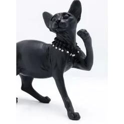 Deko & Geschenkartikel|KARE Design Deko Figur Standing Cat Audrey Schwarz 29Cm