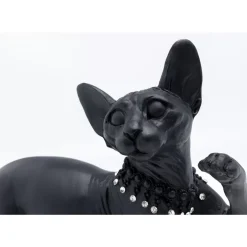 Deko & Geschenkartikel|KARE Design Deko Figur Standing Cat Audrey Schwarz 29Cm