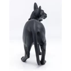 Deko & Geschenkartikel|KARE Design Deko Figur Standing Cat Audrey Schwarz 29Cm