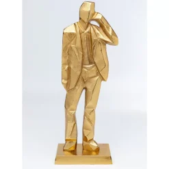 Deko & Geschenkartikel|KARE Design Deko Figur Standing Man Gold 62Cm
