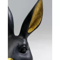 Deko & Geschenkartikel|KARE Design Deko Figur Sweet Rabbit Schwarz 23Cm