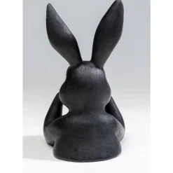 Deko & Geschenkartikel|KARE Design Deko Figur Sweet Rabbit Schwarz 23Cm