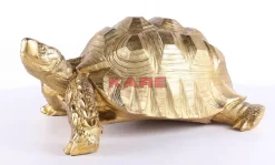 Deko & Geschenkartikel|KARE Design Deko Figur Turtle Gold Gros