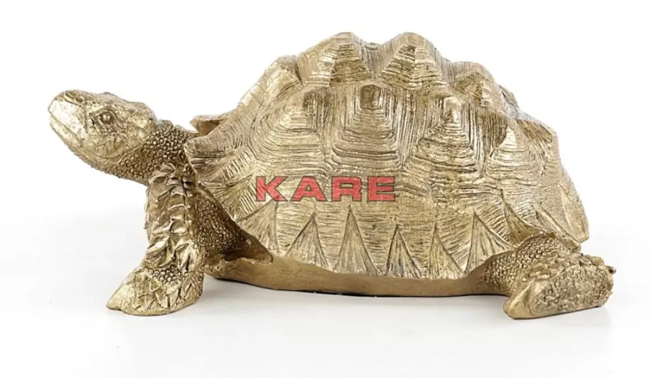 Deko & Geschenkartikel|KARE Design Deko Figur Turtle Gold Klein