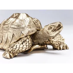 Deko & Geschenkartikel|KARE Design Deko Figur Turtle Gold Klein