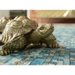 Deko & Geschenkartikel|KARE Design Deko Figur Turtle Gold Klein
