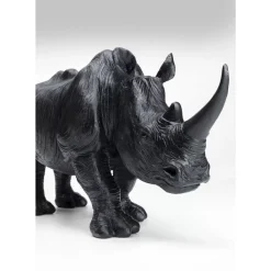 Deko & Geschenkartikel|KARE Design Deko Figur Walking Rhino Schwarz