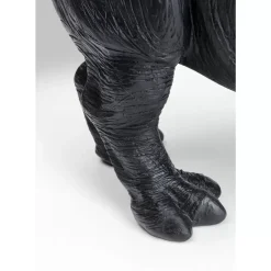 Deko & Geschenkartikel|KARE Design Deko Figur Walking Rhino Schwarz