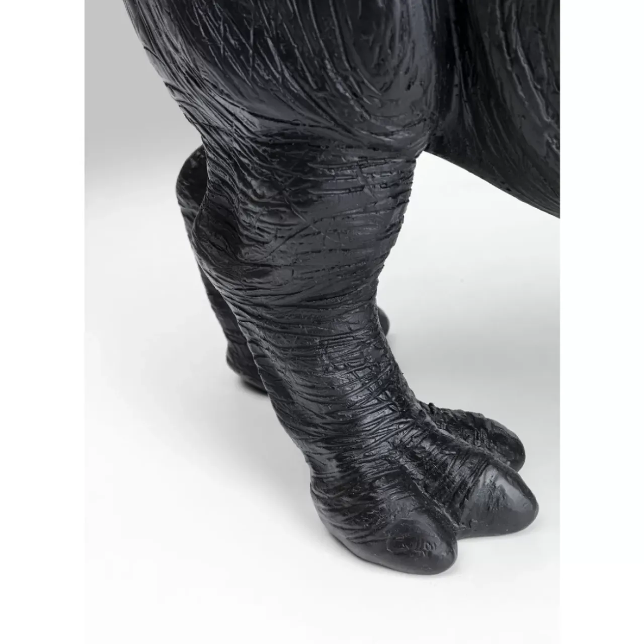 Deko & Geschenkartikel|KARE Design Deko Figur Walking Rhino Schwarz