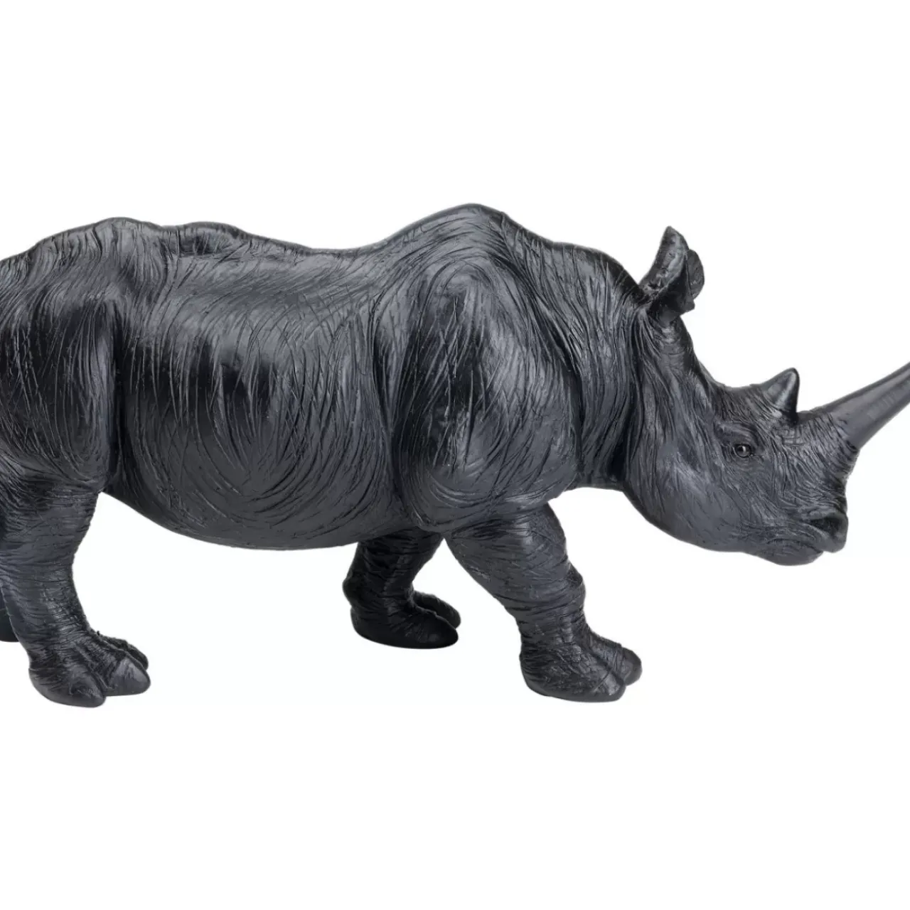 Deko & Geschenkartikel|KARE Design Deko Figur Walking Rhino Schwarz