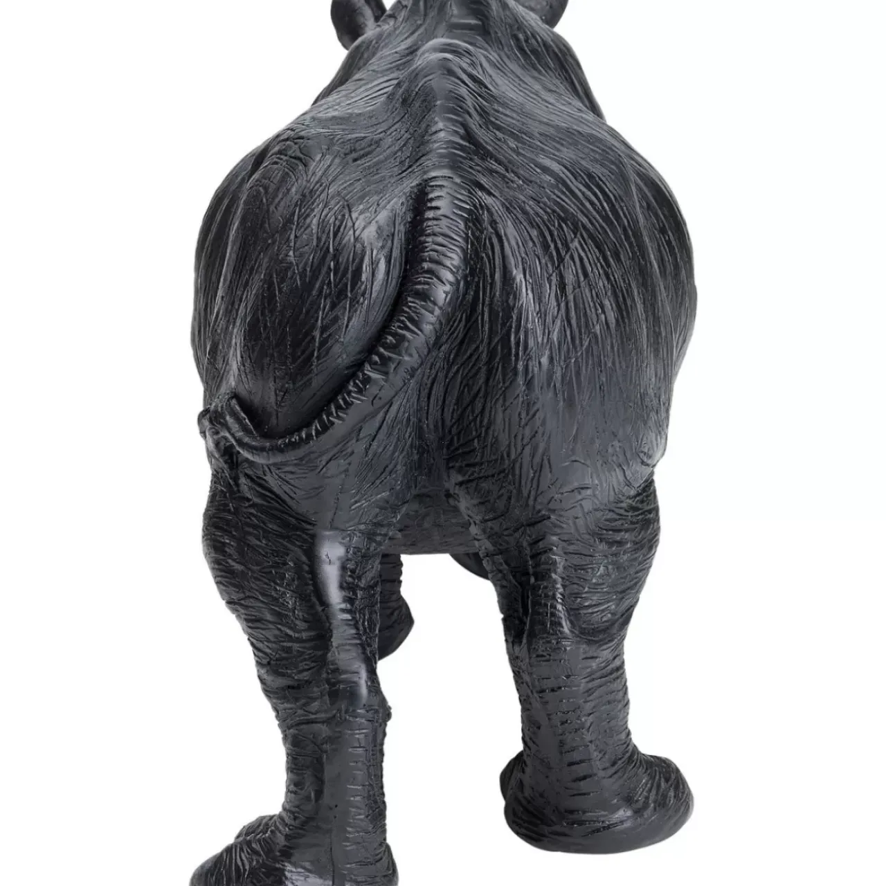 Deko & Geschenkartikel|KARE Design Deko Figur Walking Rhino Schwarz