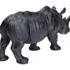 Deko & Geschenkartikel|KARE Design Deko Figur Walking Rhino Schwarz