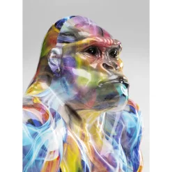 Deko & Geschenkartikel|KARE Design Deko Figur Watching Gorilla Bunt