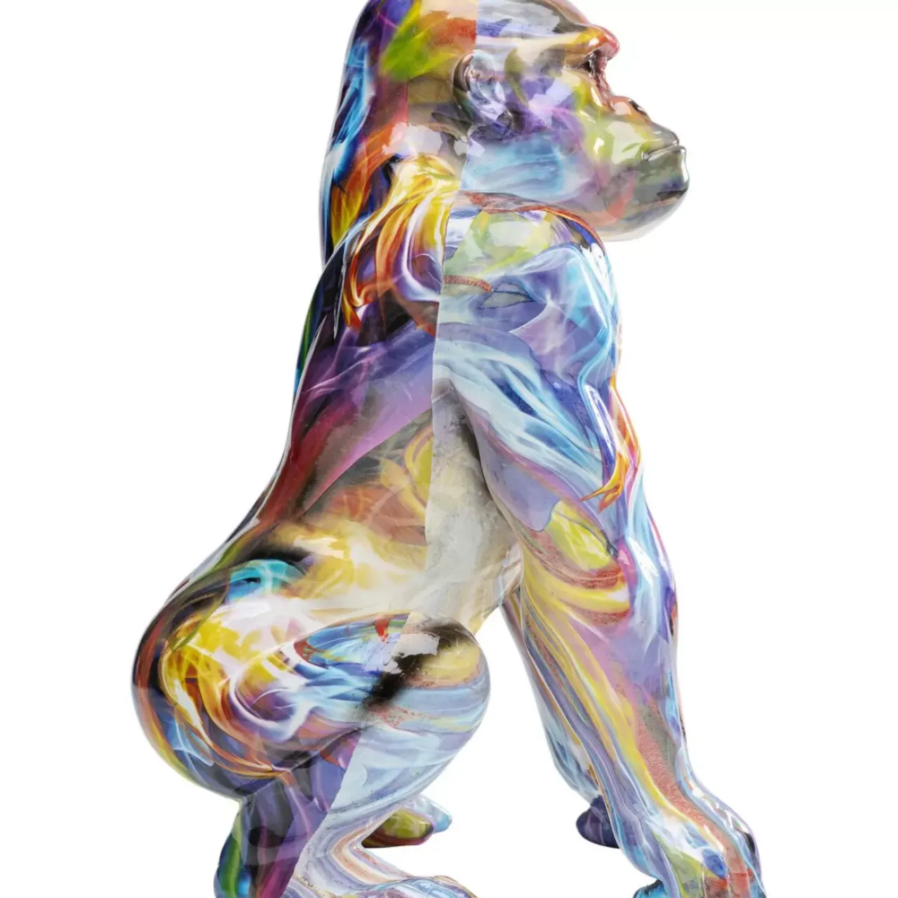 Deko & Geschenkartikel|KARE Design Deko Figur Watching Gorilla Bunt