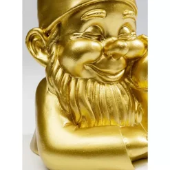 Deko & Geschenkartikel|KARE Design Deko Figur Zwerg Gold 21Cm