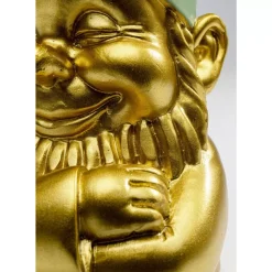 Deko & Geschenkartikel|KARE Design Deko Figur Zwerg Gold Grun 21Cm