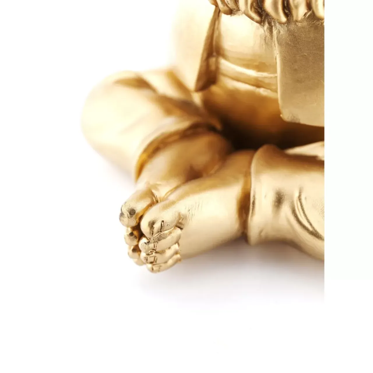 Deko & Geschenkartikel|KARE Design Deko Figur Zwerg Meditation Gold Grun 19Cm
