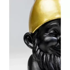 Deko & Geschenkartikel|KARE Design Deko Figur Zwerg Schwarz 21Cm