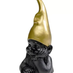 Deko & Geschenkartikel|KARE Design Deko Figur Zwerg Schwarz 21Cm