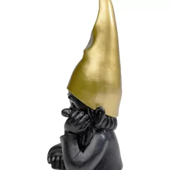 Deko & Geschenkartikel|KARE Design Deko Figur Zwerg Schwarz 21Cm