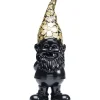 Deko & Geschenkartikel|KARE Design Deko Figur Zwerg Standing Schwarz Gold 61Cm